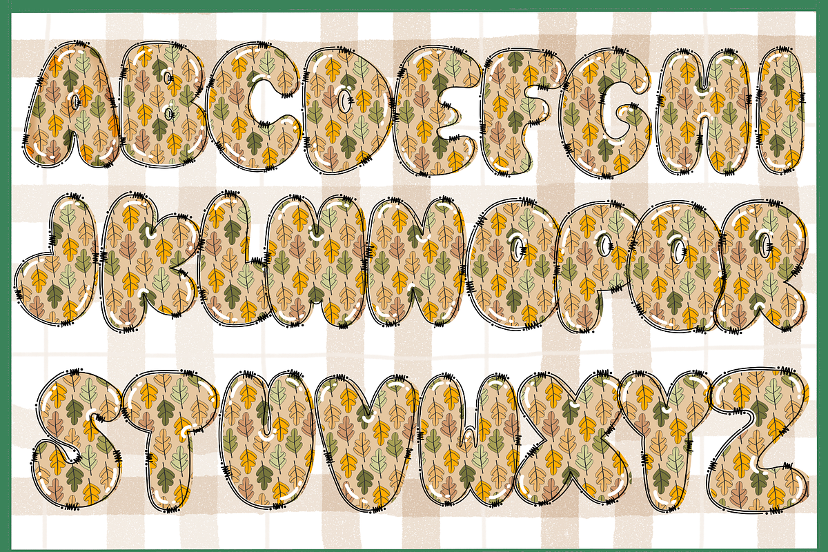 Happy Autumn-PNG fonts, a Handwritten Font by It me digital art (Photo 4 of 9)