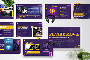 Flashe - Movie Studio Keynote, a Presentation Template by Dhabee
