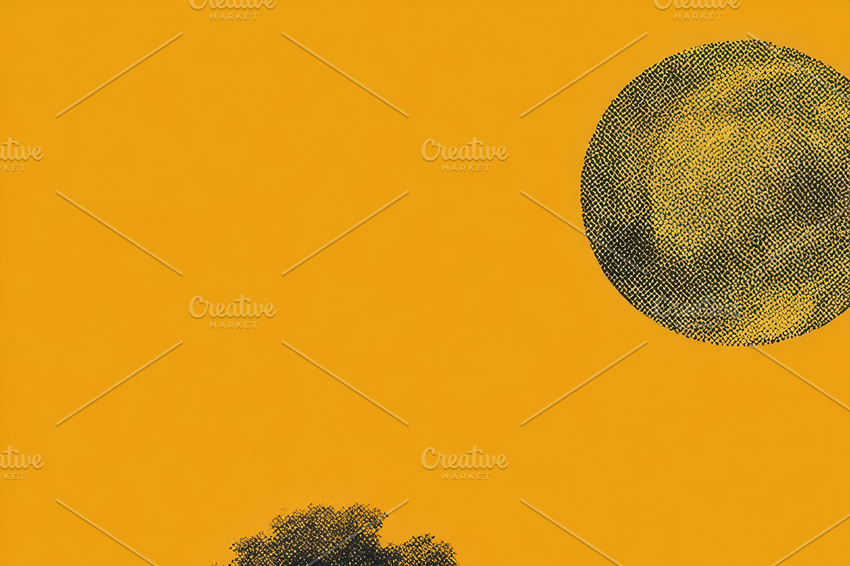 Surreal Abstract Halftone Jungle, a Decorative Illustration by Virgo Studio