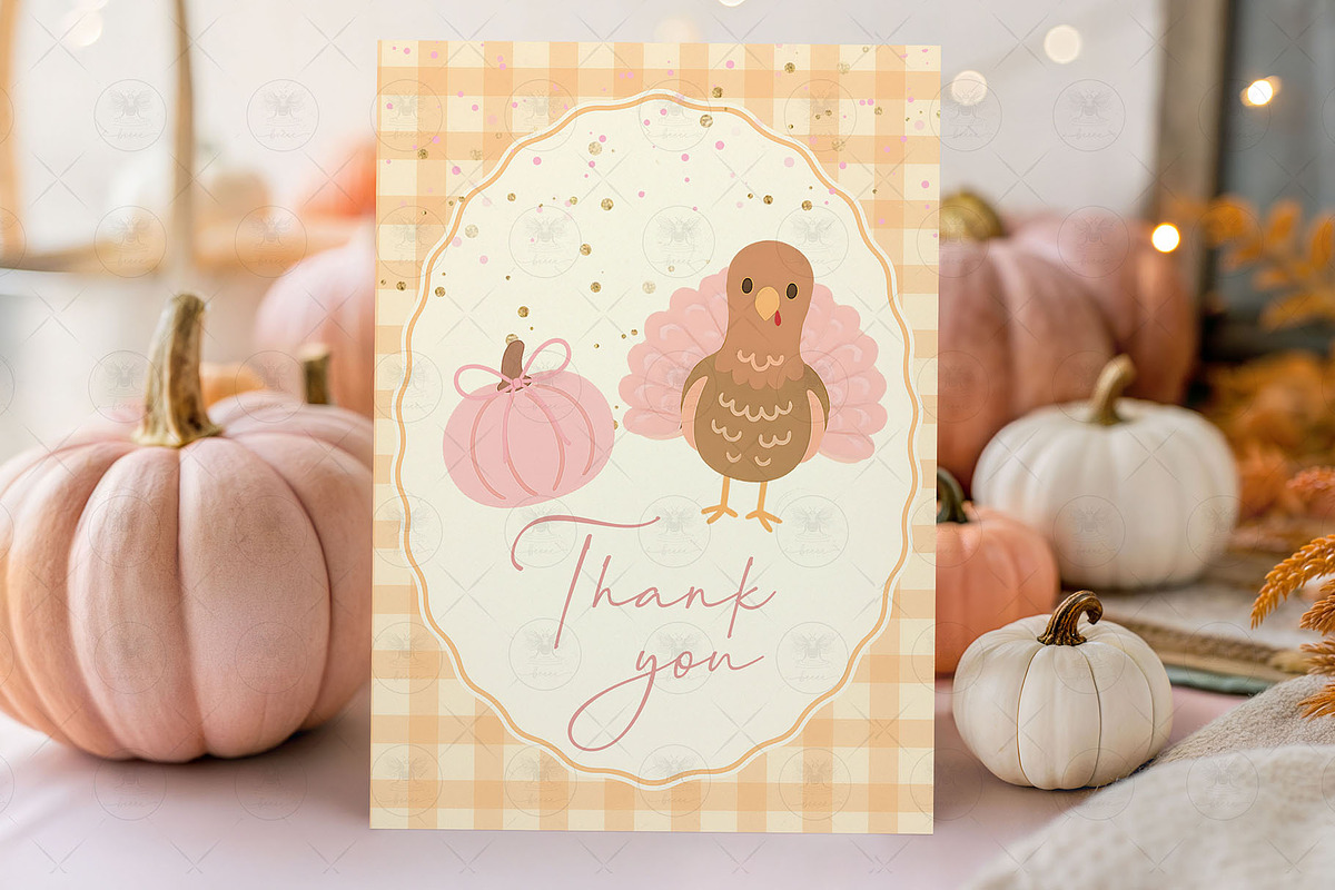 Thanksgiving Turkey Pumpkin Clipart, an Illustration by BigCakeBee (Photo 1 of 2)
