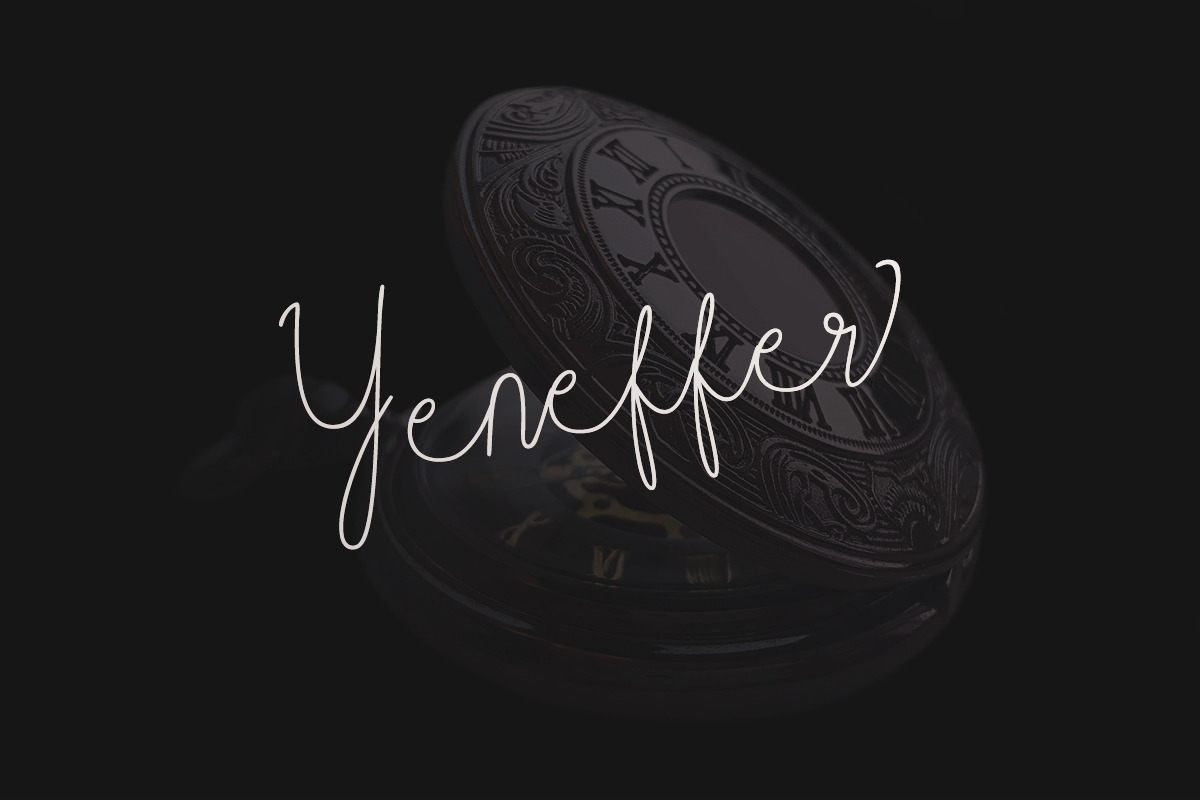 Elabama - Signature Font, a Script Font by Mojibam (Photo 4 of 5)