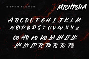 Mightora - Strong Brush Font, a Handwritten Font by Letterara (Thumbnail 10 of 12)
