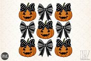Halloween Pumpkin PNG, Fall Coquette, an Illustration by Libby Wishes (Thumbnail 1 of 6)
