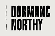 Dormanc Northy - Condensed Font, a Sans Serif Font by Imoodev (Thumbnail 1 of 5)