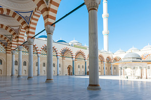 Camlica Mosque interior in Istanbul, an Architecture Photo by Vapi