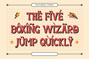 Figeni - Retro Display Font, a Handwritten Font by trabaskriya (Thumbnail 4 of 8)