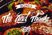 GL Steak Brush, a Script Font by GOLDLAKE GRAPHIC (Thumbnail 5 of 5)