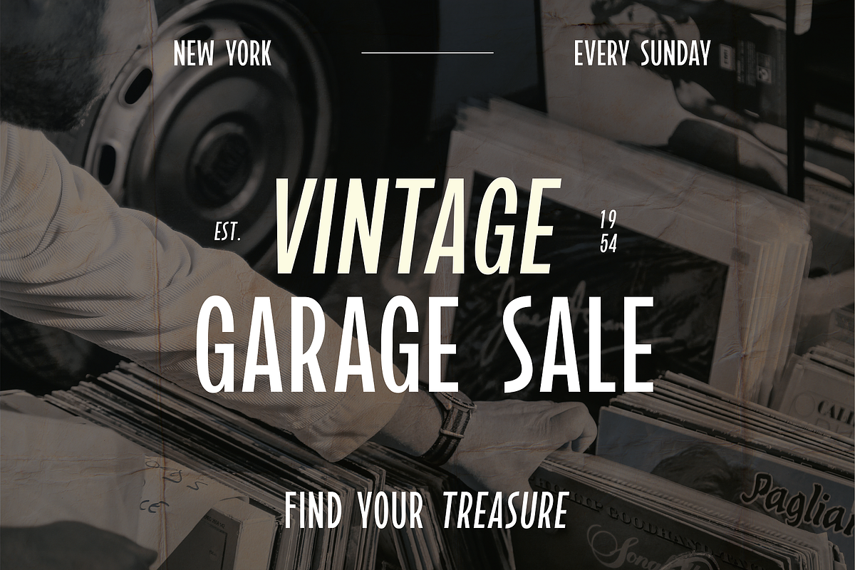 Firecracker - Vintage Typeface, a Font by HipFonts (Photo 2 of 10)