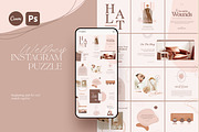 Instagram Puzzle Wellness CANVA | PS, a Social Media Template by Eviory (Thumbnail 1 of 18)