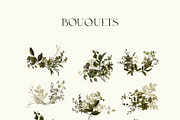 Muted Greenery Watercolor Clipart, an Illustration by BlumenSoul (Thumbnail 2 of 10)