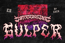 CS Gulper – Black Metal Font