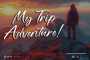 Fighter Attack, a Handwritten Font by Letterara (Thumbnail 2 of 15)