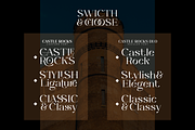 CASTLE ROCKS DUO - Ligature Font, a Serif Font by Java pep (Thumbnail 2 of 15)