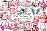 Breast Cancer Awareness Watercolor, an Illustration by Designking (Thumbnail 1 of 4)