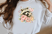 Whimsical Mother's Day Raccoon Clipa, an Illustration by Designworld (Thumbnail 6 of 8)