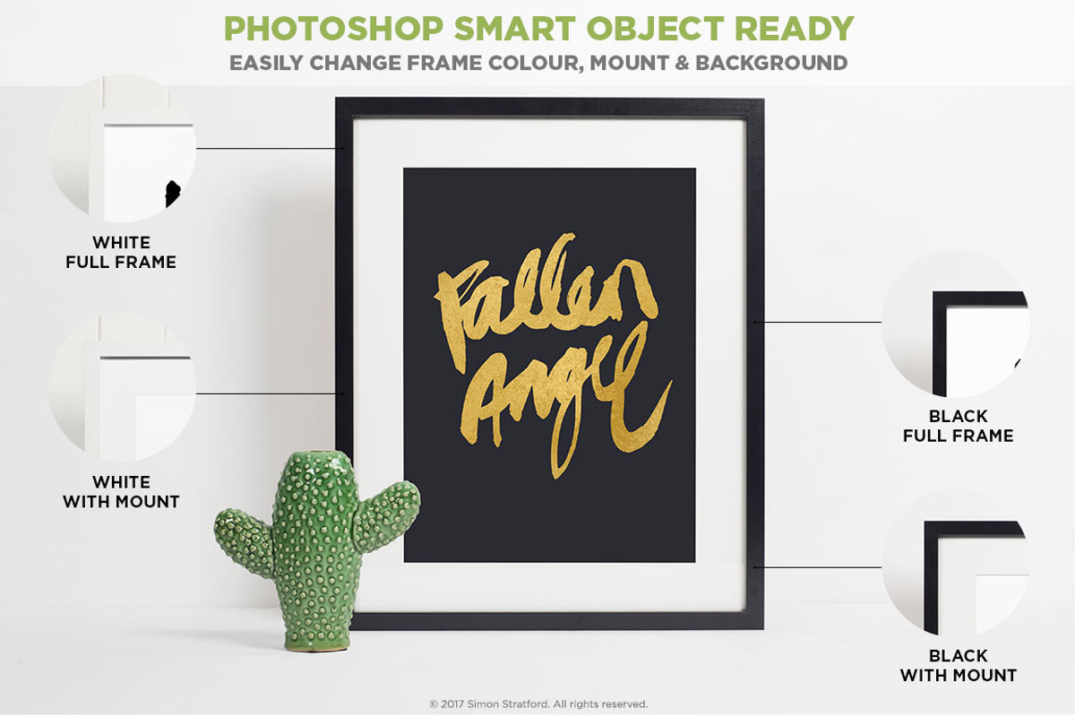 Frame mockup, a Print Template by Itsmesimon (Photo 6 of 7)