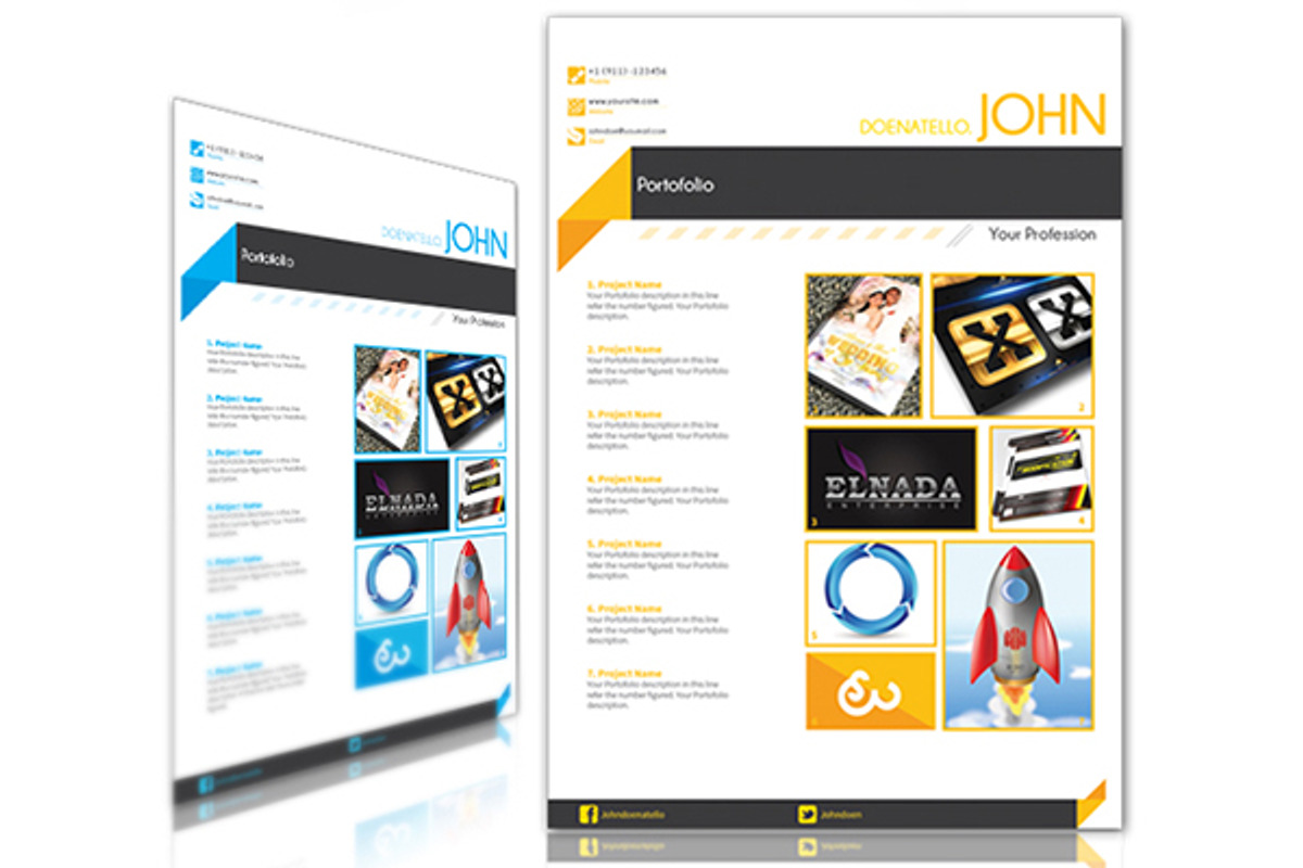 Modern CV & Resume, a Resume Template by Micro Designs (Photo 2 of 4)