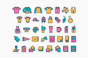 90's Print on Demand Product Icons, an Outline Icon by Sungy Side Up (Thumbnail 4 of 9)
