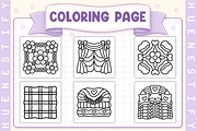 Comfy Patterns Coloring Book, a Decorative Illustration by HueNestify (Thumbnail 2 of 4)