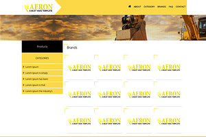 Aeron Multipurpose Business Template