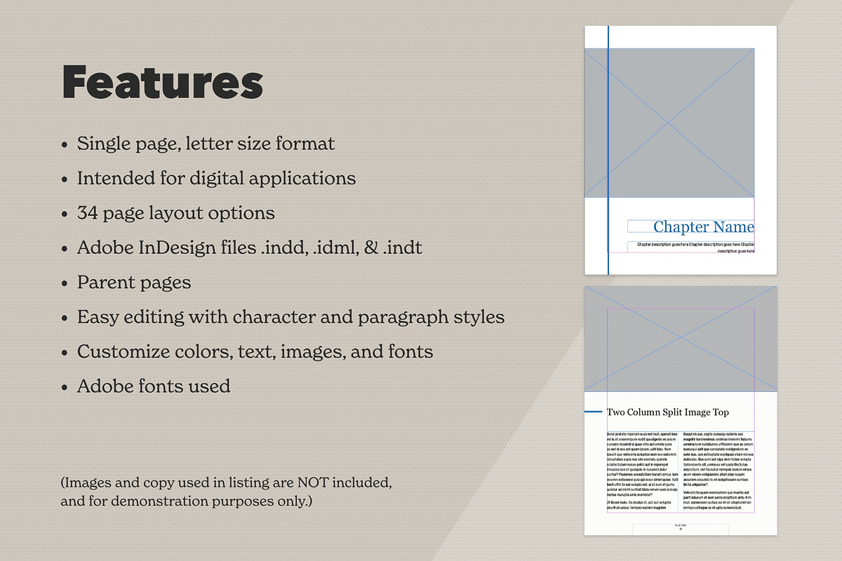 InDesign Digital Cookbook Template, a Brochure Template by Dandymark (Photo 4 of 12)