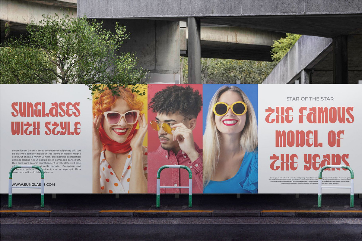 Rosela Sabrin || Unique Display Font, a Sans Serif Font by Idea Studio (Photo 3 of 5)