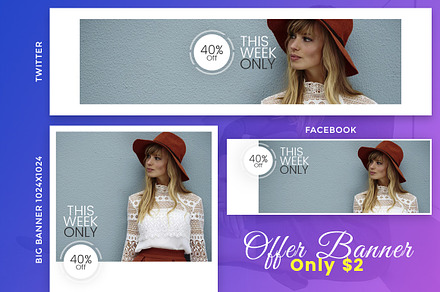 Offer Banner Only $2, a Templates & Theme by Smashing_Studio