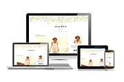 Feminine Gold WordPress Theme, a WordPress Template by BD Web Studio (Thumbnail 3 of 3)