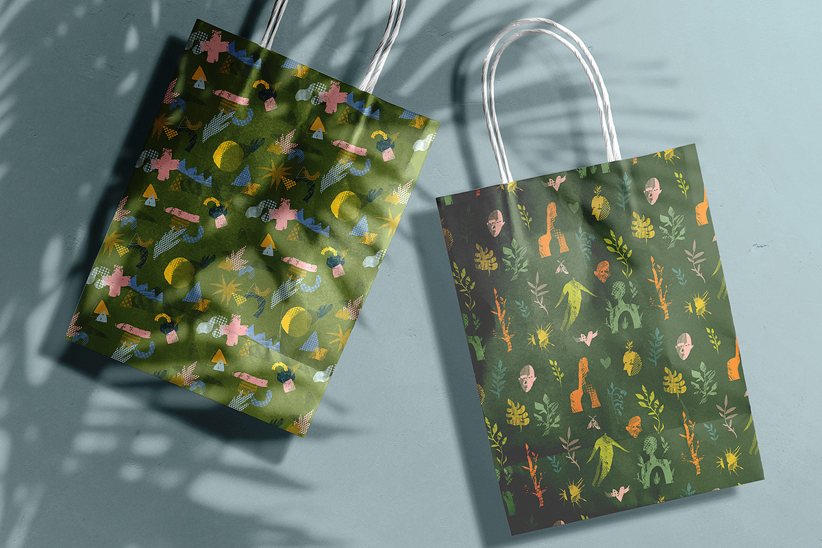 TRIBAL NATURE. 20 VECTOR PATTERNS, a Pattern Graphic by Shusha Guna Art (Photo 4 of 15)
