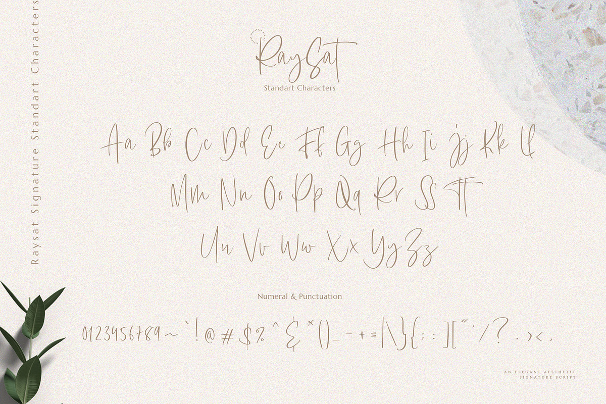 Raysat - Elegant Signature, a Script Font by Masanis (Photo 10 of 19)
