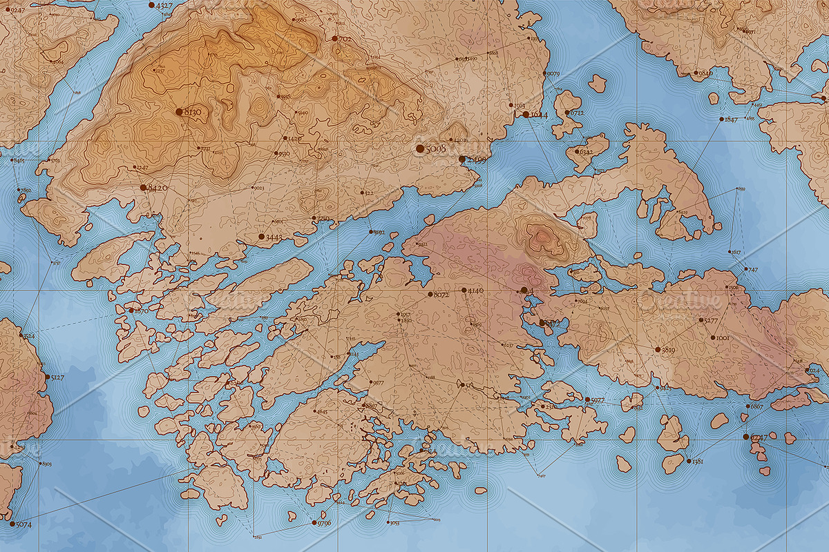 Vintage Maps, a Texture Graphic by GarryKillian (Photo 4 of 5)