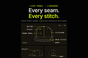 Hat Template - 6 Panel Hat, a Hat Mockup by Template Haven (Thumbnail 2 of 15)
