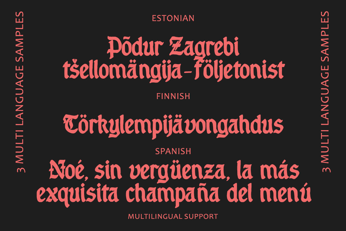 Fuscous – Bold Blackletter Typeface, a Font by Arendxstudio (Photo 4 of 12)