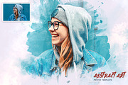 Abstract Art Photo Template, a Graphic by U_Design (Thumbnail 2 of 9)