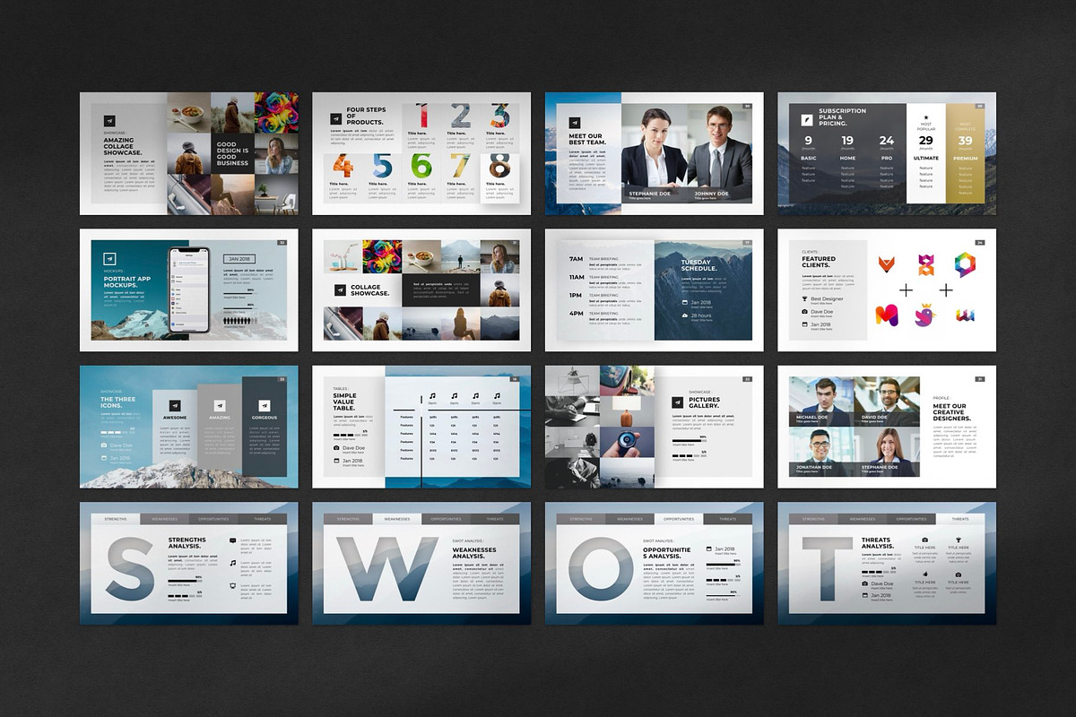 Land PowerPoint Template, a Presentation Template by Creathrive Design (Photo 6 of 7)