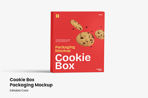 Cookie Box Packaging Mockup