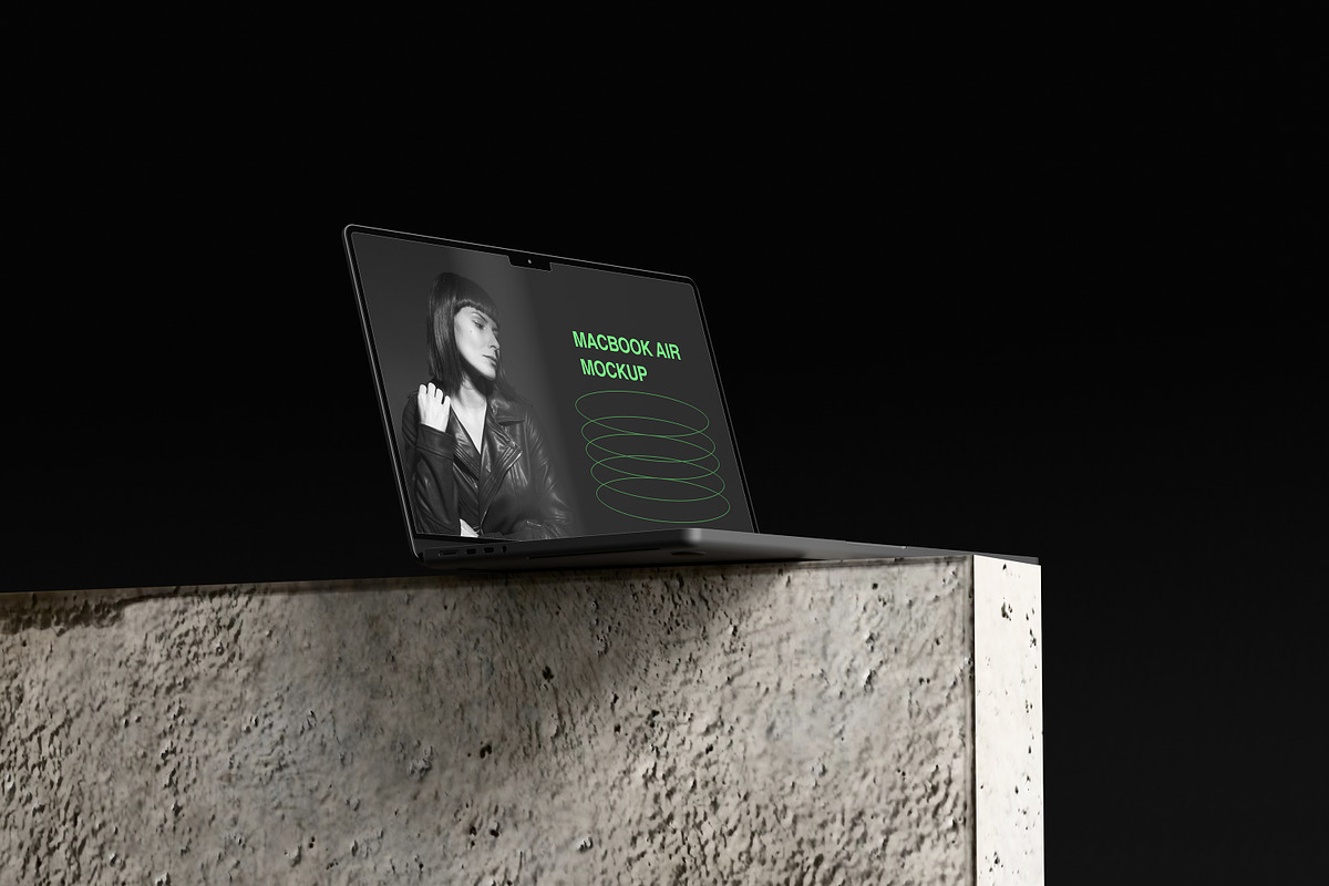 MACBOOK AIR MOCKUP, a Mac Mockup by safrizalstudio (Photo 4 of 4)