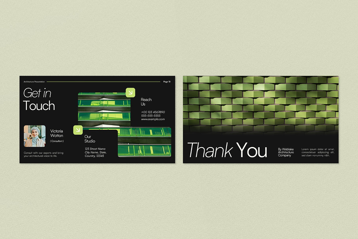 Architecture Presentation PPT, a Presentation Template by graphicook (Photo 4 of 4)