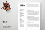 Resume Template Stella, a Resume Template by Olympia Resume (Thumbnail 1 of 4)
