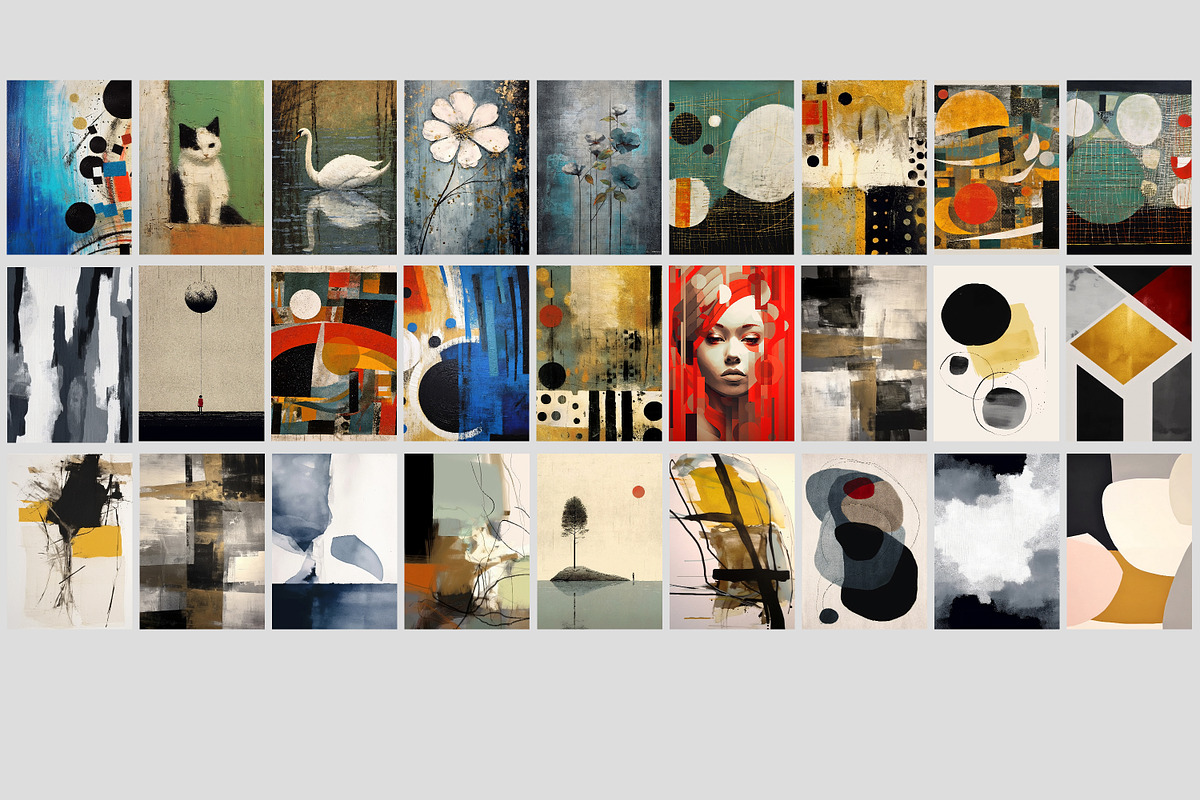 Various artistic abstract prints, a Pattern Graphic by Muzi pear studio (Photo 11 of 12)