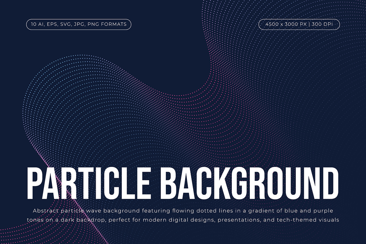 Particle Background, a Background Graphic by Pitchlook.Studio (Photo 1 of 2)