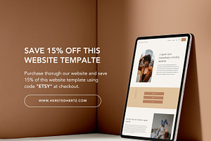 Squarespace 7.1 Template: Michelle