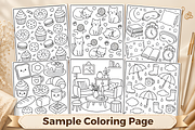 Bold Easy Pattern Coloring Book, a Pattern Graphic by Ink Gallery (Thumbnail 2 of 3)