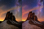 25 Night Sky Lightroom Presets LUTs, a Preset Add-On by Hubzway (Thumbnail 4 of 12)