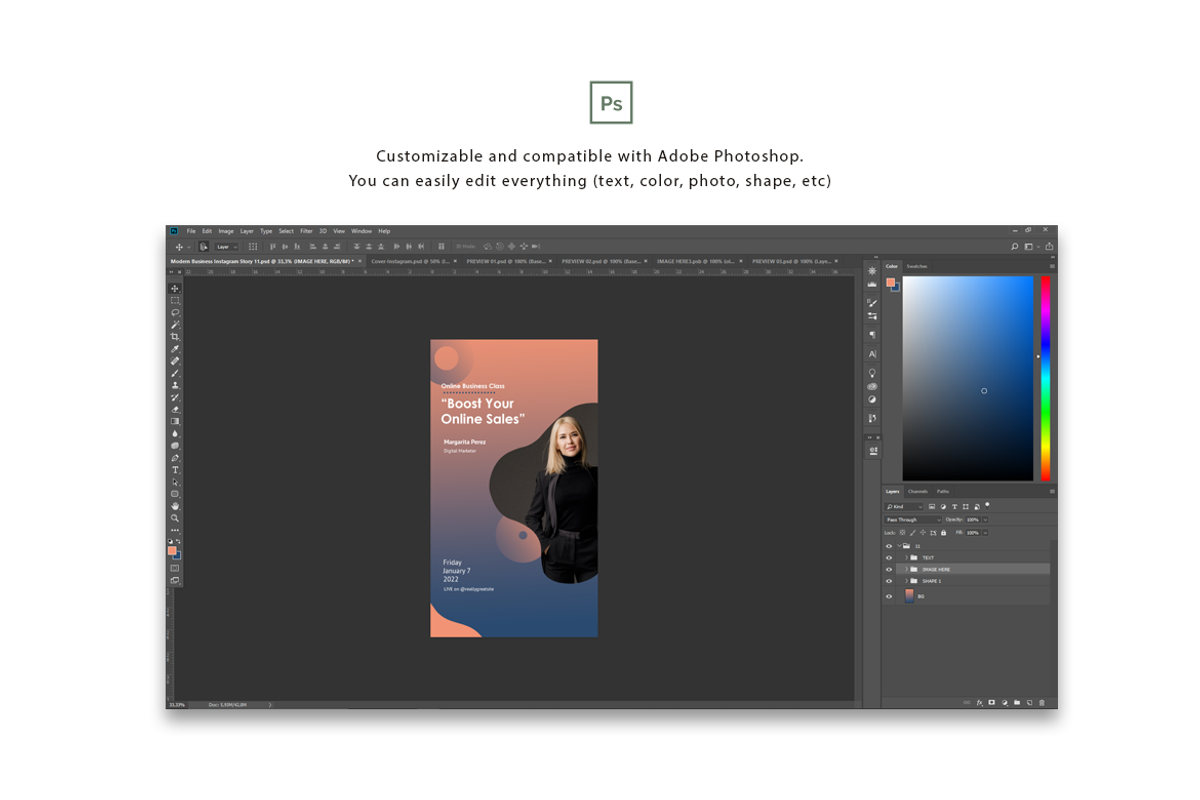 Business Webinar Instagram, a Social Media Template by peterdraw (Photo 4 of 5)