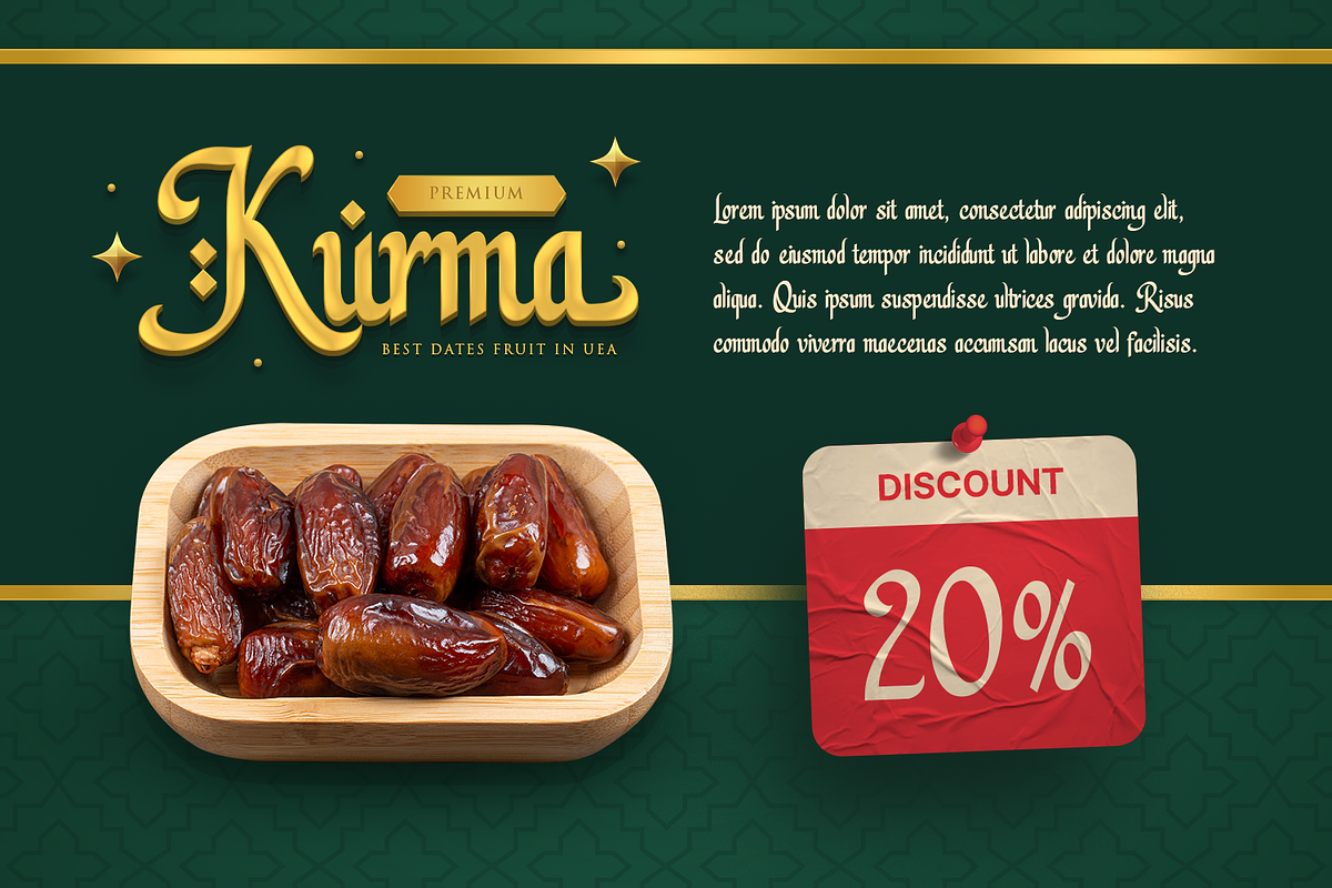 Hello Ramadhan - Arabic Display Font, a Font by Pixesia Studio (Photo 11 of 15)