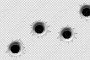 Bullet holes and claw rips, an Illustration by Christos Georghiou (Thumbnail 3 of 4)