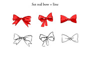 Set Red Bow, a Decorative Illustration by Sweet_print (Thumbnail 4 of 5)