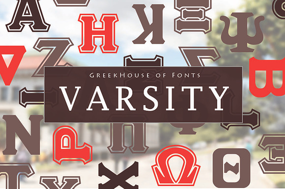 Varsity Greek Lettering preview 8