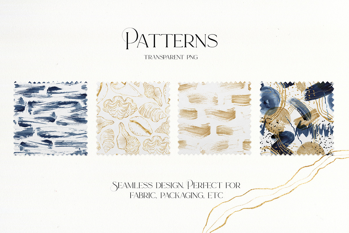 Deep blue watercolor backgrounds, a Texture Graphic by Yuliya Derbisheva (Photo 14 of 14)